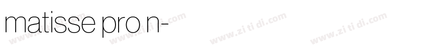 matisse pro n字体转换